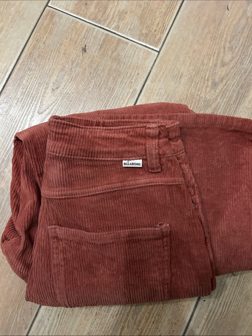 Billabong women Rust Red Corduroy Pants